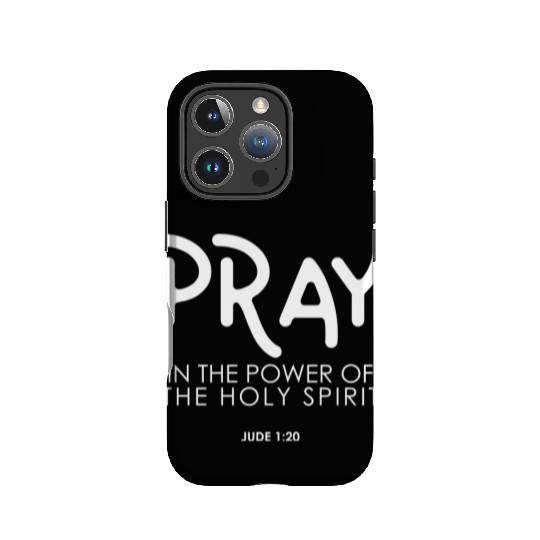 Pray In the Power of The Holy Spirit, christian IPhone Cases