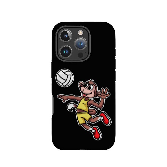 Volleyball Monkey Sport Handball Active Sport IPhone Cases