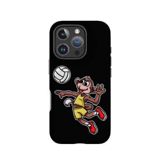 Volleyball Monkey Sport Handball Active Sport IPhone Cases
