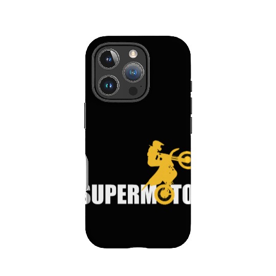 Supermoto Motorcycle - Gift for Men and Bikers IPhone Cases