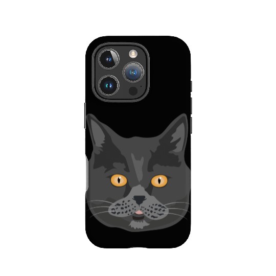 Cat British Shorthair Cat Face - Gift Idea IPhone Cases