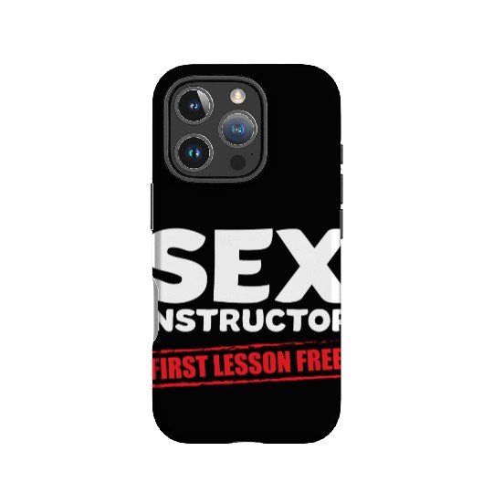 Sexy Funny Quotes sx Instructor Gift IPhone Cases
