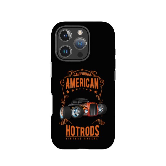 American Hot Rod Car Race IPhone Cases