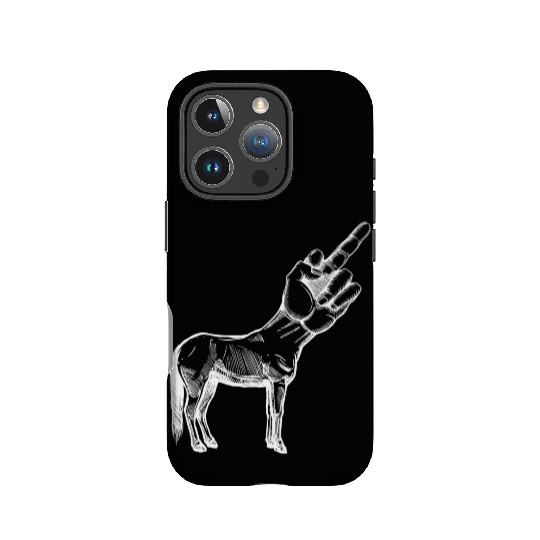Unicorn Middle Finger Original Nerd IPhone Cases