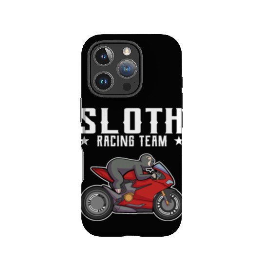 Sloth Racing Team Biker Motorcycle Gift IPhone Cases