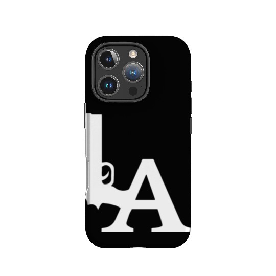 LA Dodgers Gun Los Angeles Hollywood California IPhone Cases