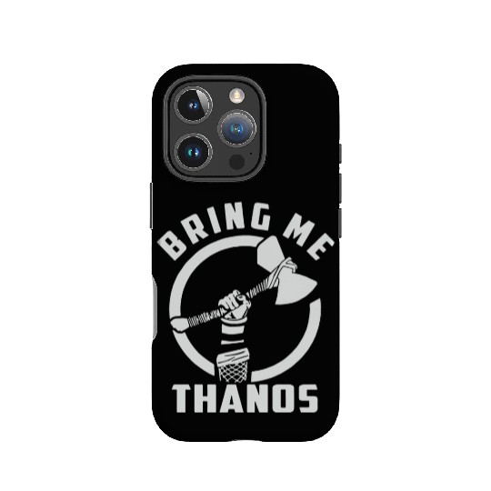 bring me Thanos stormbreaker black and white IPhone Cases