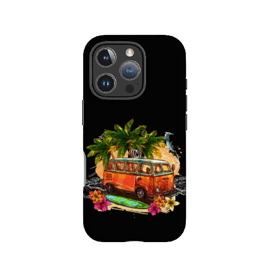 beach car IPhone Cases