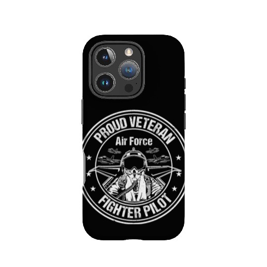 Proud Air Force Veteran Fighter Pilot design IPhone Cases