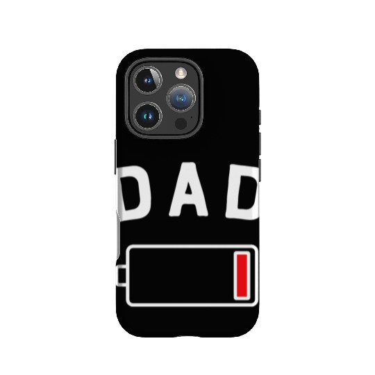 DAD LOW BAT IPhone Cases