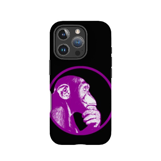 Think of monkey chimpanzee IPhone Cases