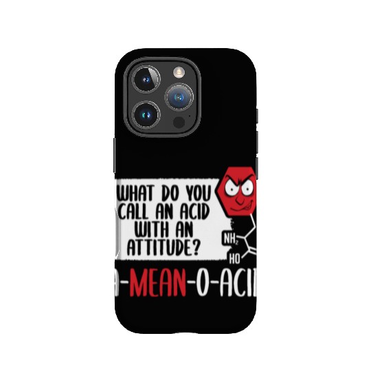 A Mean O Acid, Science Fiction Laboratory Science IPhone Cases