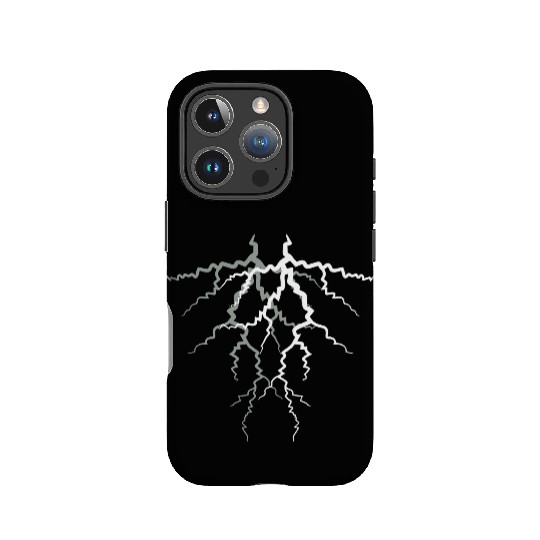 pattern lightning thunder weather storm storm elec IPhone Cases