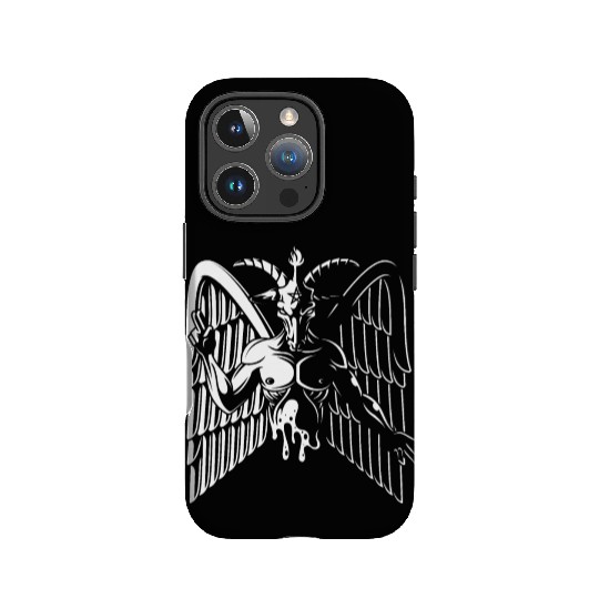 Dark Goat Baphomet - Satanic Lucifer Beelzebub IPhone Cases
