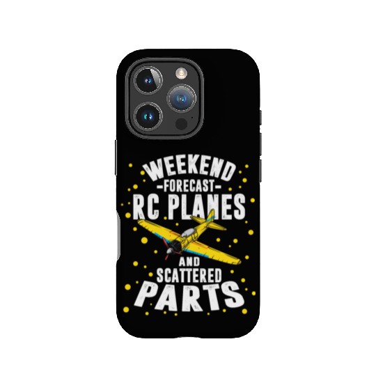 RC Plane Scattered Parts Weekend Pilot Crash IPhone Cases