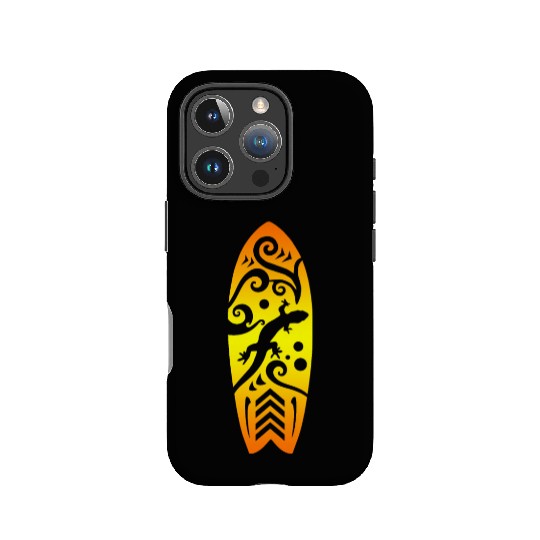 Maori Lizard Surfboard T Tattoo Gift Idea IPhone Cases