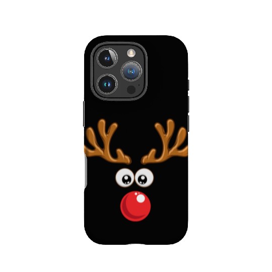 Christmas Rudolph reindeer winter nature gift IPhone Cases