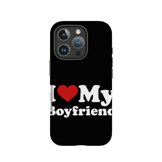 I love my boyfriend IPhone Cases