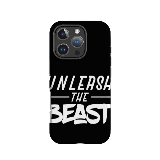 Unleash the Beast Fitness Workout Training White IPhone Cases