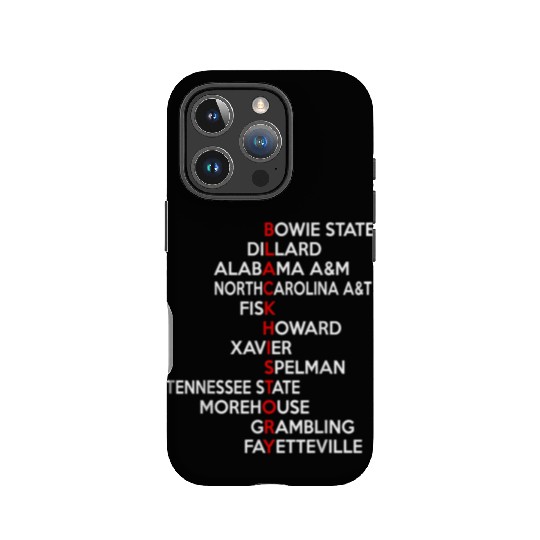 Black History Historically black colleges universi IPhone Cases