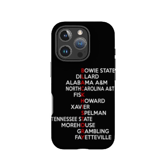 Black History Historically black colleges universi IPhone Cases