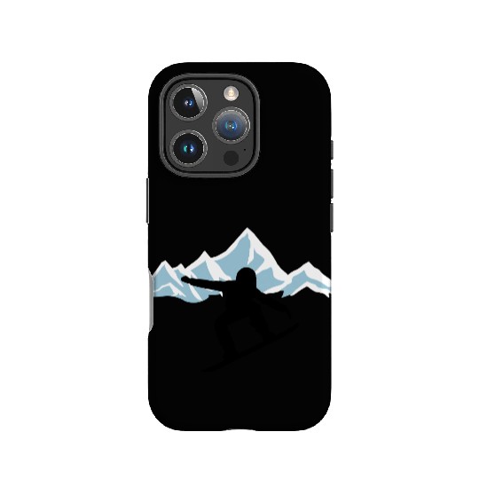 Snowboarding and Mountains IPhone Cases