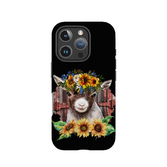 Sunflower Goat IPhone Cases