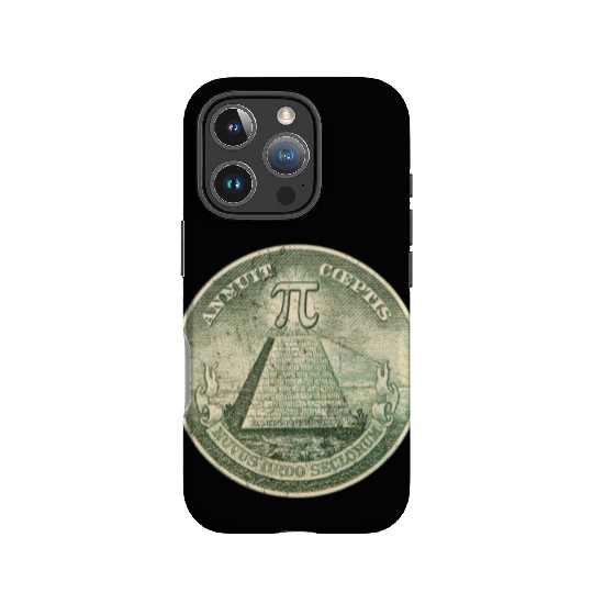 Illuminati Pi Great Seal 3.14 Pi Day IPhone Cases