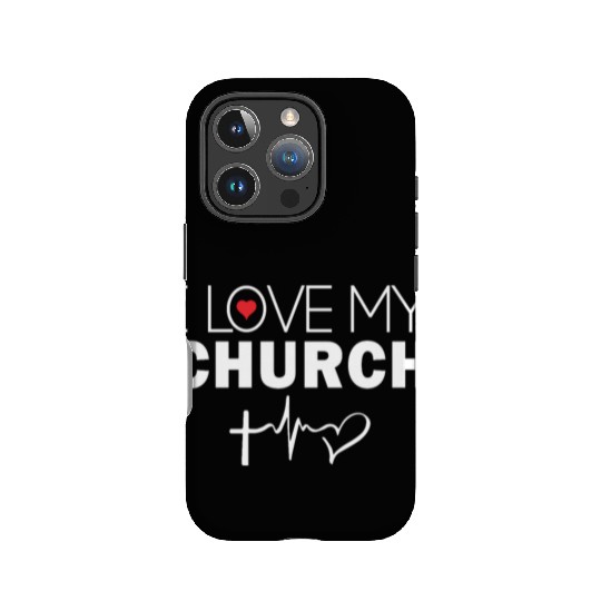 I Love My Church IPhone Cases