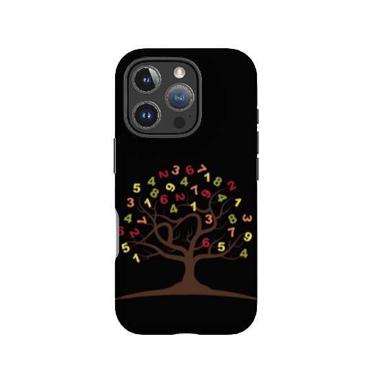 Tree Number Mathematics School Nerd Gift IPhone Cases