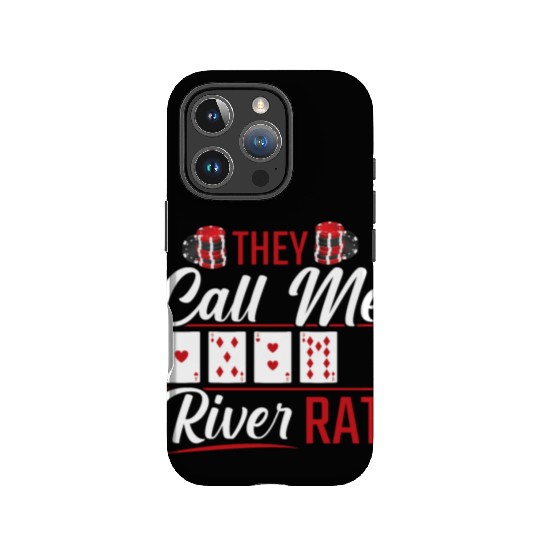 River Rat Funny Poker Player Texas Holdem Lucker IPhone Cases