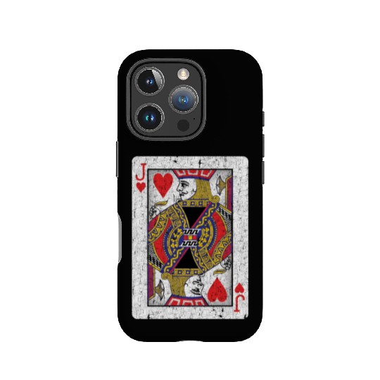 jack of hearts playing card IPhone Cases