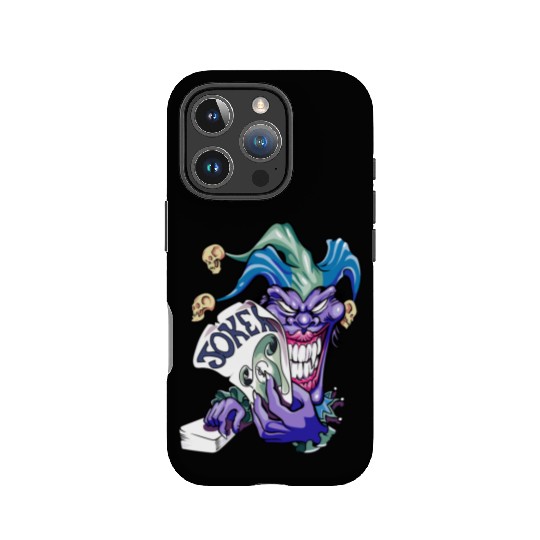 Joker with cards IPhone Cases