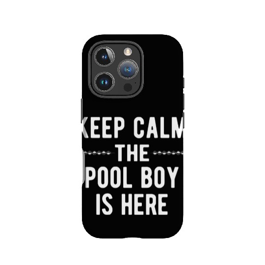 Pool Boy: Keep Calm IPhone Cases