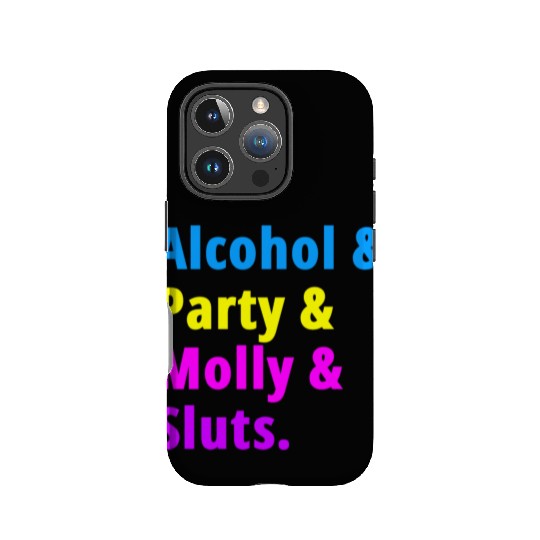 Alcohol Party Molly Sluts IPhone Cases