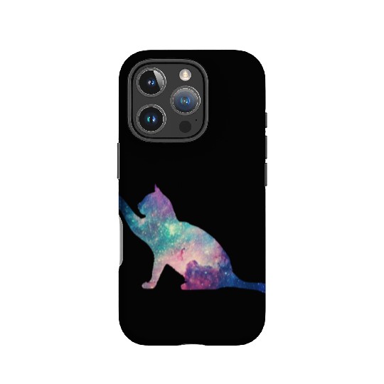 galaxy cat for cats lovers IPhone Cases