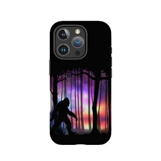 Bigfoot Northern Lights - Space Galaxy Aurora IPhone Cases