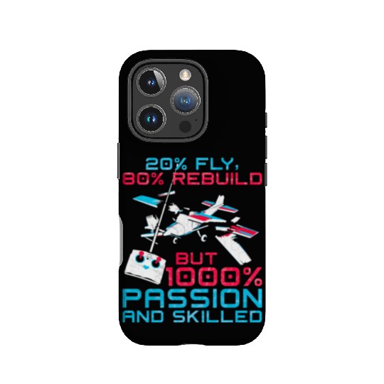 RC Plane Crash - Fly, Repair And Scattered Parts IPhone Cases