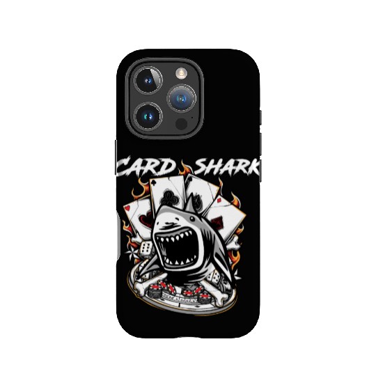 Vintage Card Shark Poker Player - Awesome Gift IPhone Cases