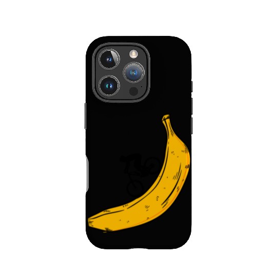 banana downhill Biker IPhone Cases