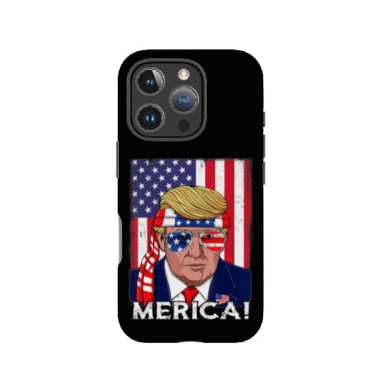 4th Of July Trump Merica USA Boys Girls Kids IPhone Cases