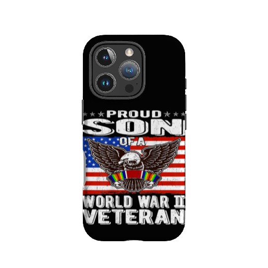 Proud Son of World War 2 Veteran Military IPhone Cases