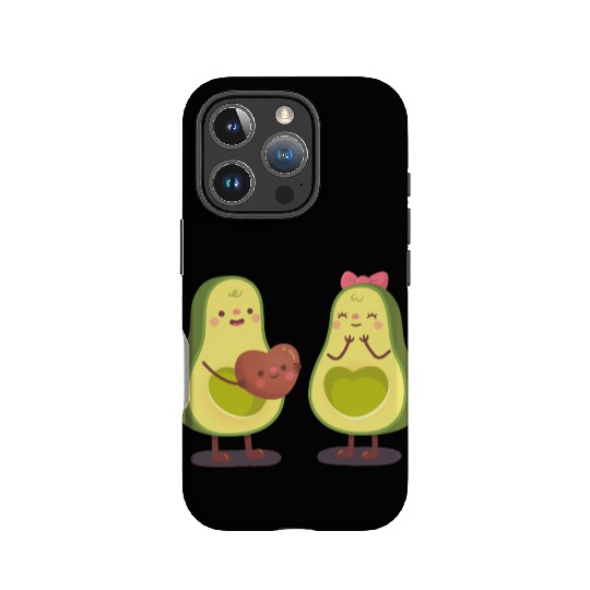 Cute Avocado Couple IPhone Cases