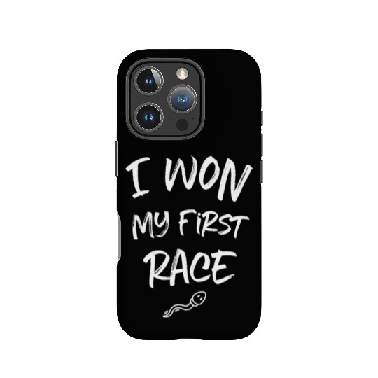 I won my first race baby pregnancy birth newborn IPhone Cases