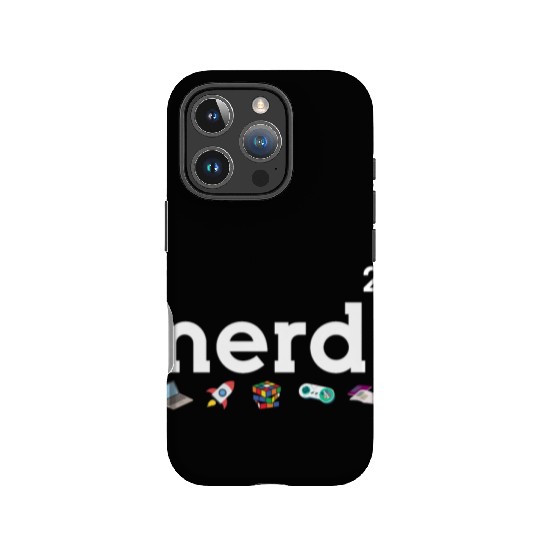Nerdy - Nerd Squared - Nerd Loves Science, Gaming IPhone Cases
