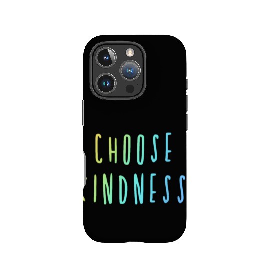 Choose Kindness Cool Colors Ombre IPhone Cases