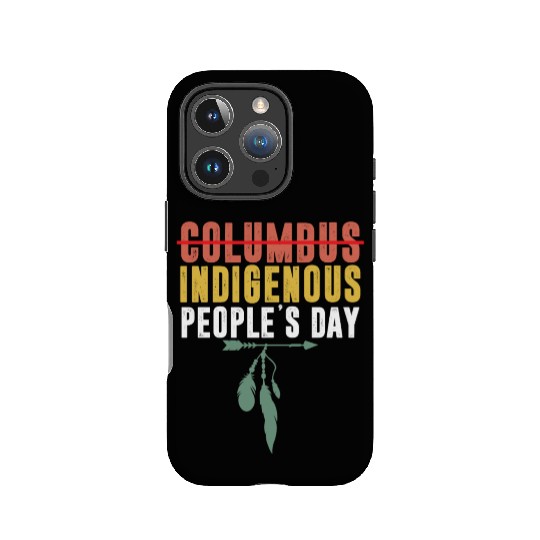 Vintage Indigenous People's Day Not Columbus Day IPhone Cases