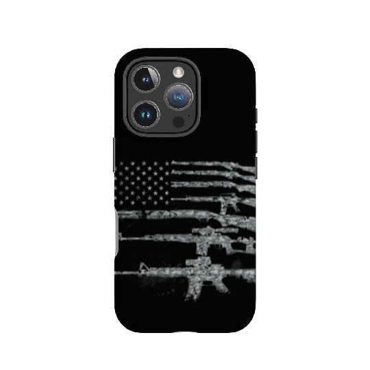 Usa Guns Weapons Rifles Flag Digital Camo Gift IPhone Cases