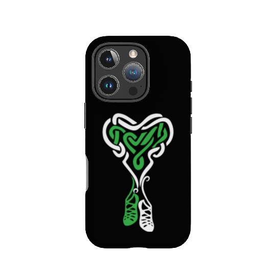 Irish Step Dancing Celtic Knot Heart IPhone Cases