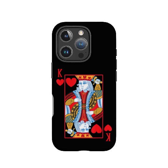 Halloween Playing Card Costume KING OF HEARTS IPhone Cases